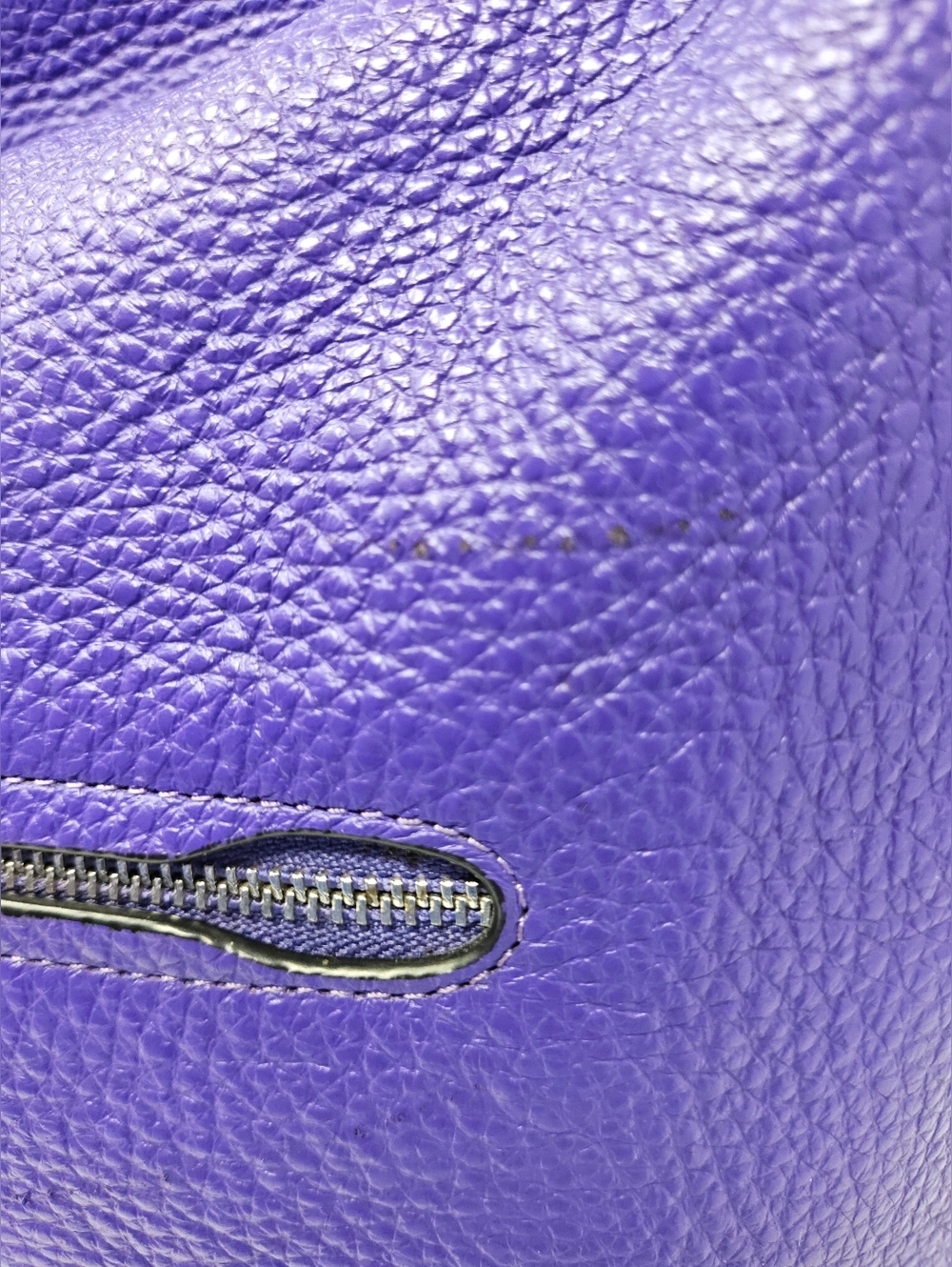 Coach Val Duffle Upcycled w/ 1941 Clutch. Purple/Blue - Picture 14 of 17